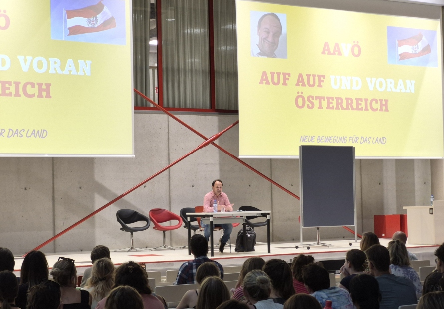 Dr. Markus Pausch auf der Bühne